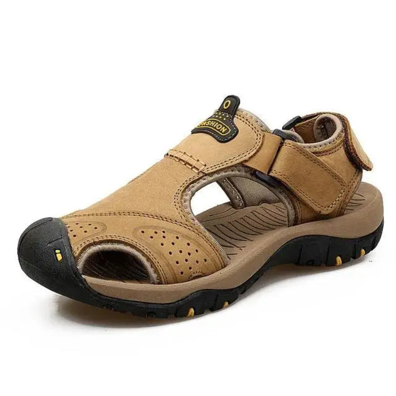 Sandale Orthopédique Homme En Cuir Microfibre