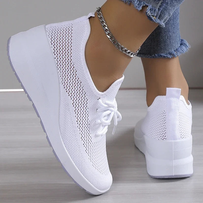 Basket Orthopédique Femme Confortable Et Respirante En Maille