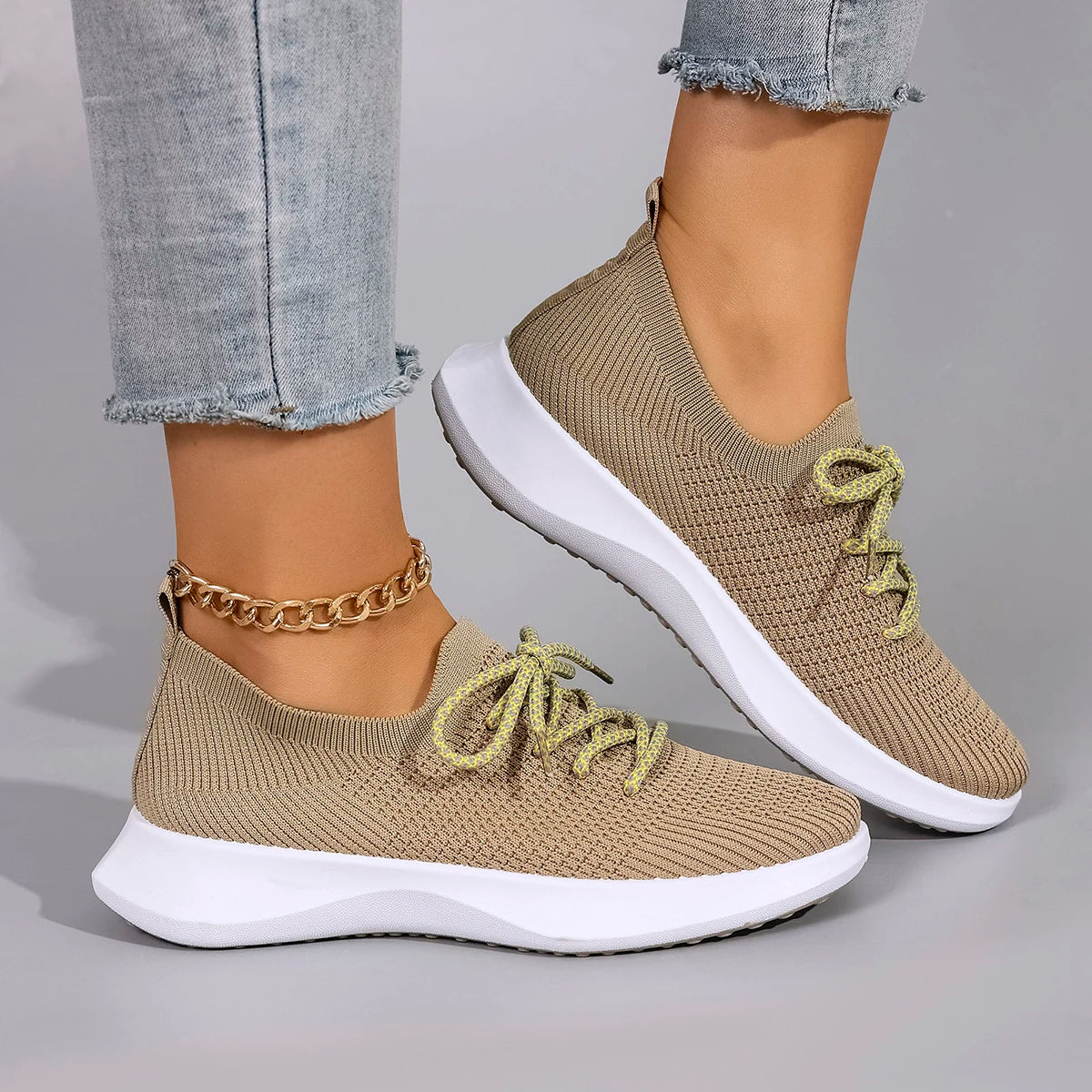 Basket Orthopédique Femme Confortable Au Style Sportif