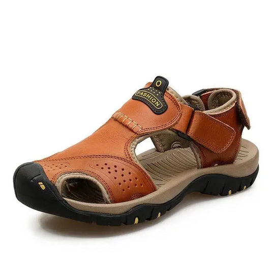 Sandale Orthopédique Homme En Cuir Microfibre