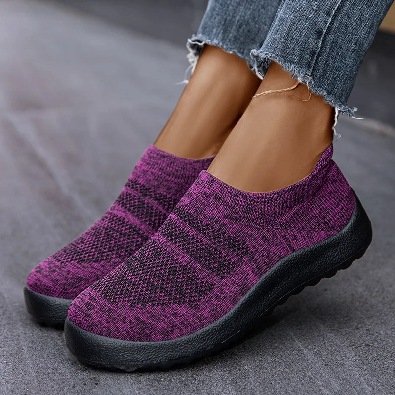 Basket Orthopédique Homme et Femme Violette et Respirante