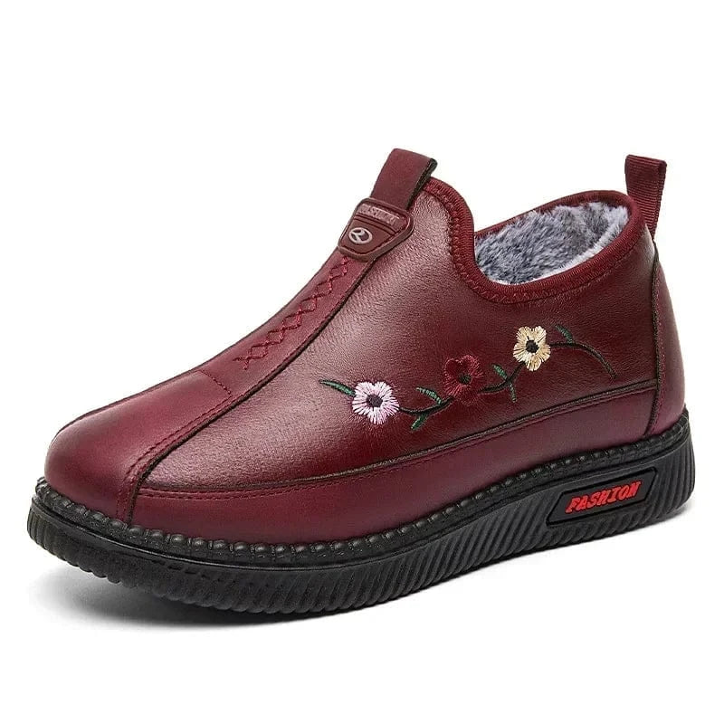 Botte Orthopédique Femme En Similicuir Style Vintage