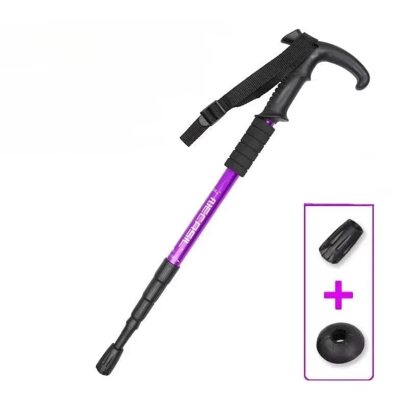 Canne Orthopédique Télescopique et Réglable en Aluminium