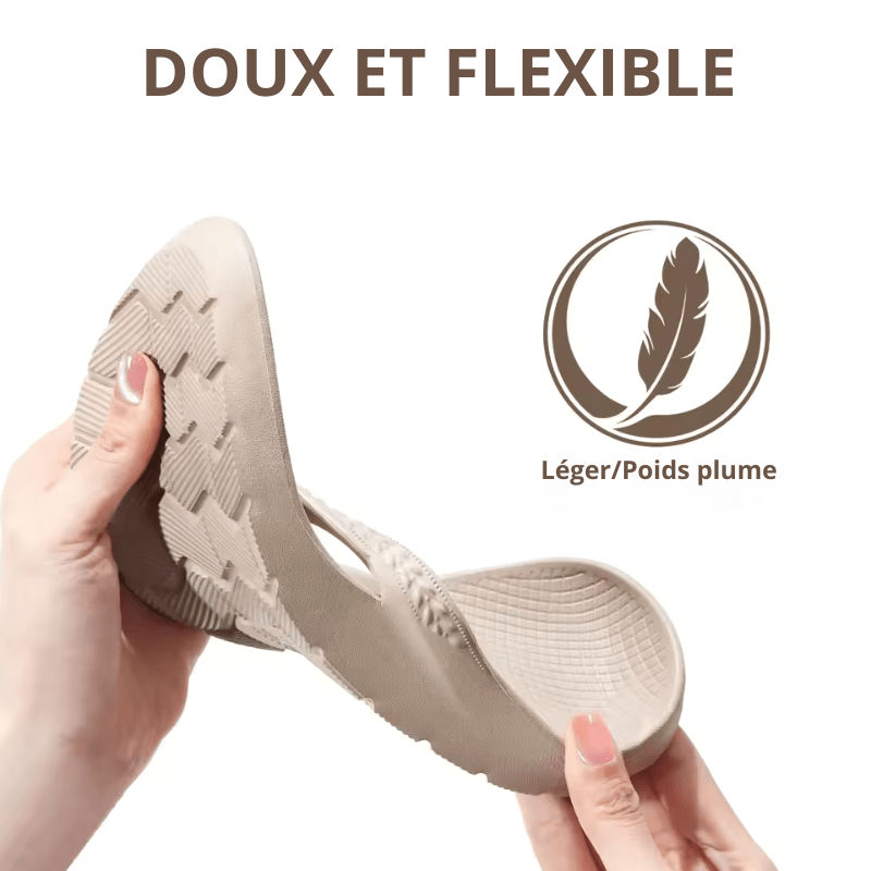 Claquettes Orthopédiques À Semelle Antidérapante Pour Femme