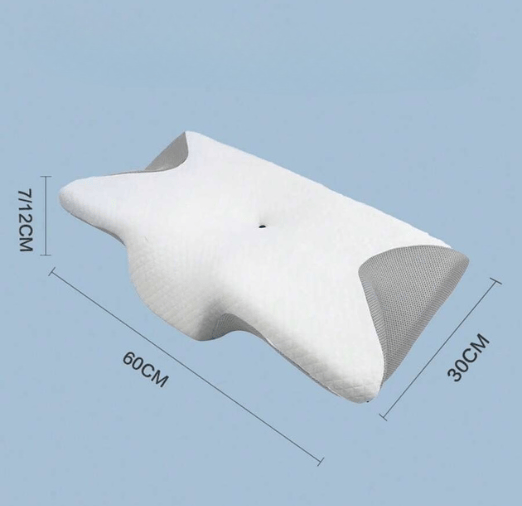 Coussin Orthopédique Papillon en Mousse à Mémoire de Forme.