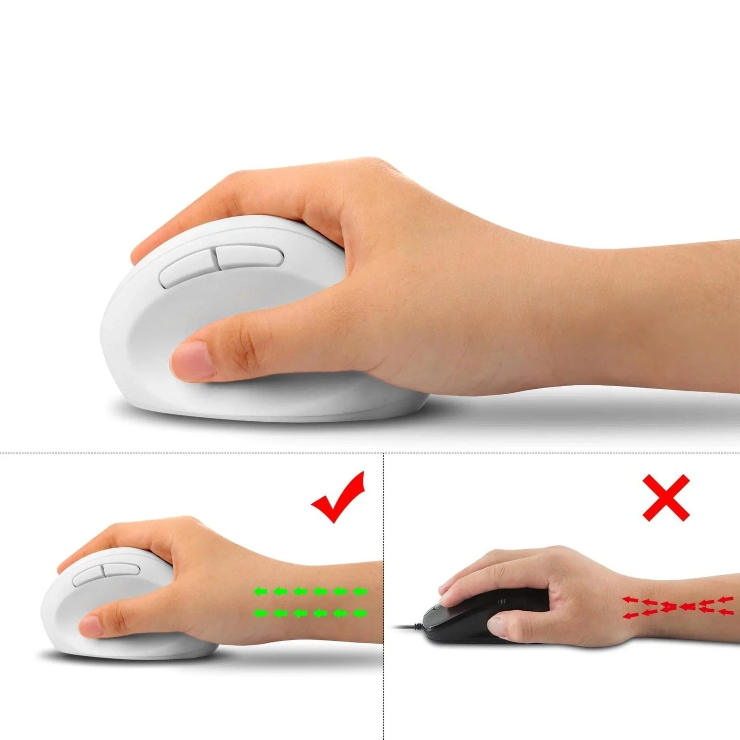 Petite Souris Orthopédique Verticale Filaire