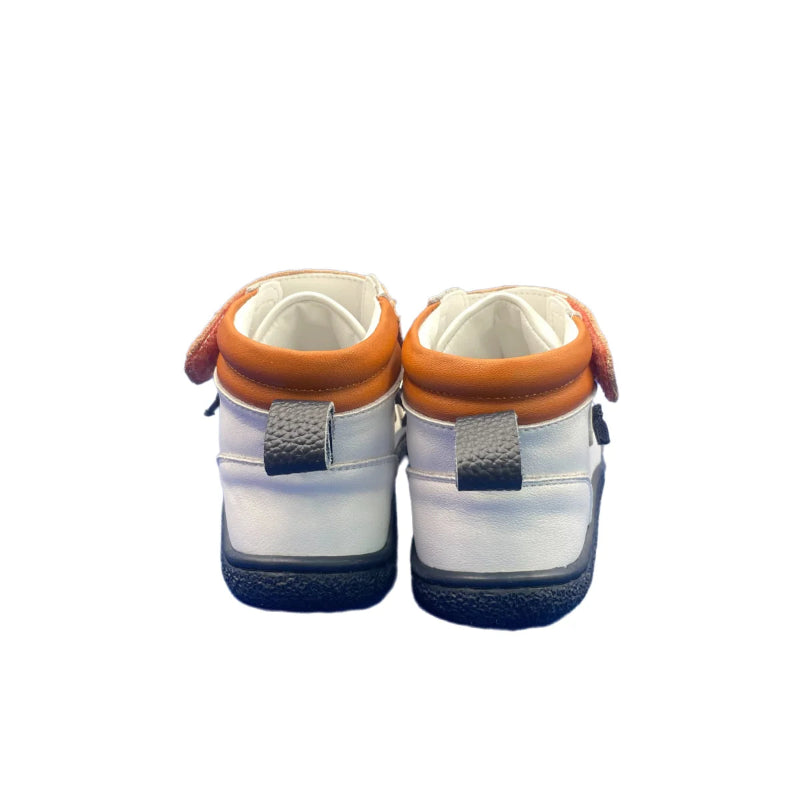 Botte Orthopédique Courte Avec Lacets Pour Enfant En Cuir