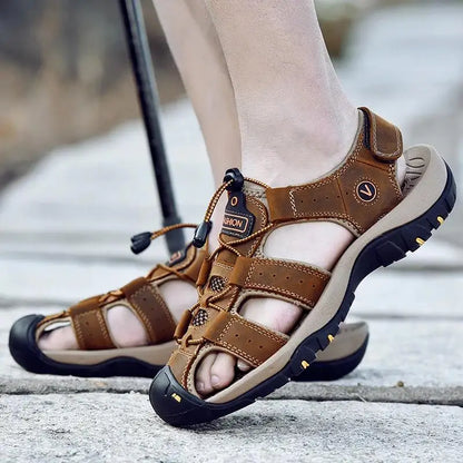 Sandales Orthopédiques Respirantes Au Design Tissé Pour Hommes