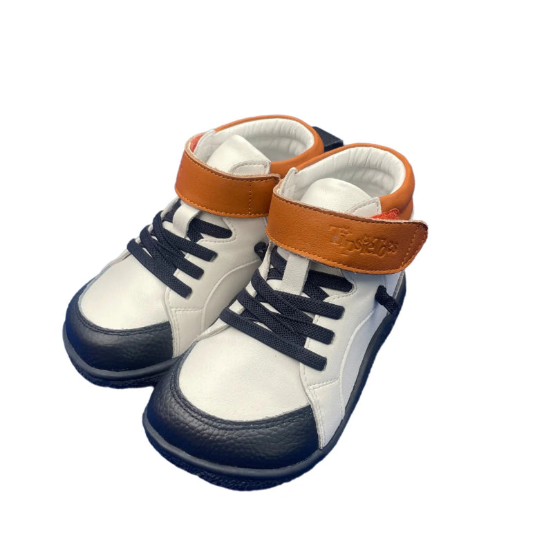 Botte Orthopédique Courte Avec Lacets Pour Enfant En Cuir