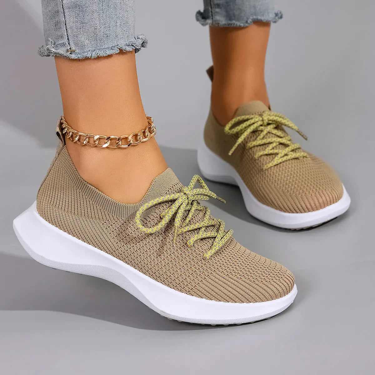 Basket Orthopédique Femme Confortable Au Style Sportif