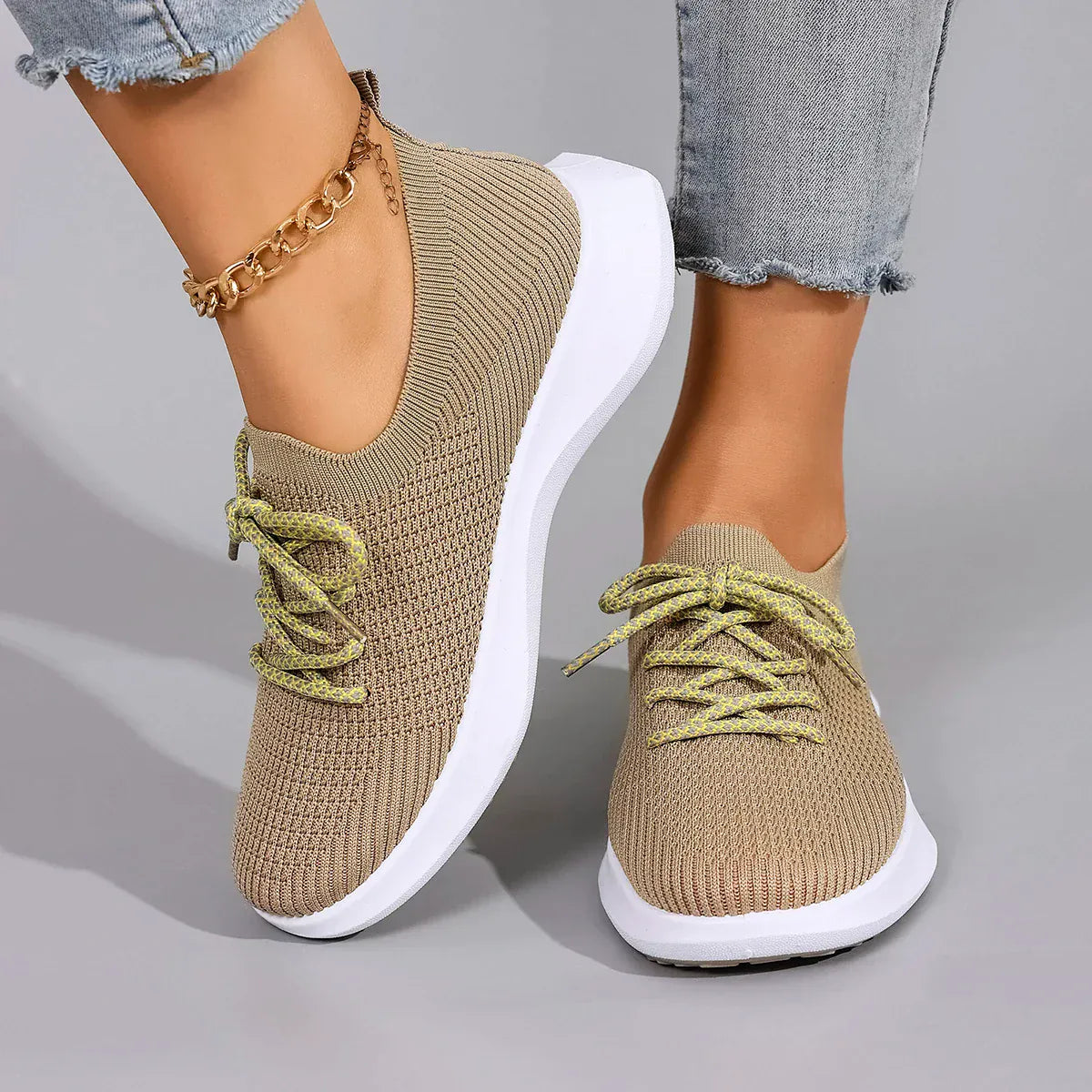 Basket Orthopédique Femme Confortable Au Style Sportif