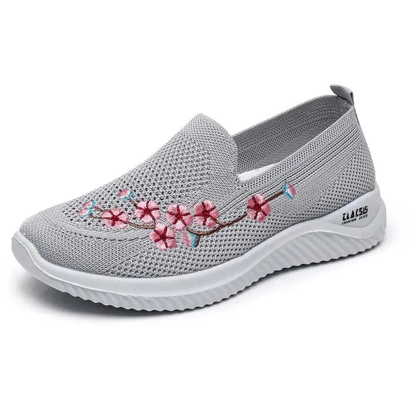 Basket Orthopédique Homme et Femme à Motif Floral
