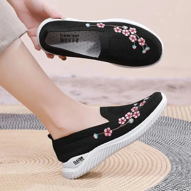 Basket Orthopédique Homme et Femme à Motif Floral