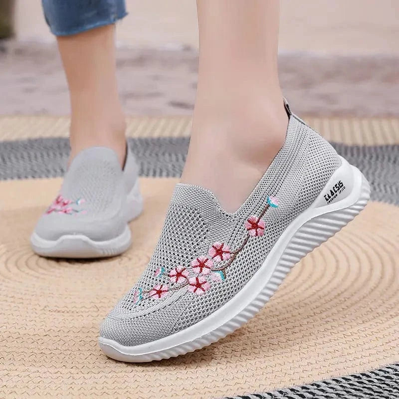 Basket Orthopédique Homme et Femme à Motif Floral