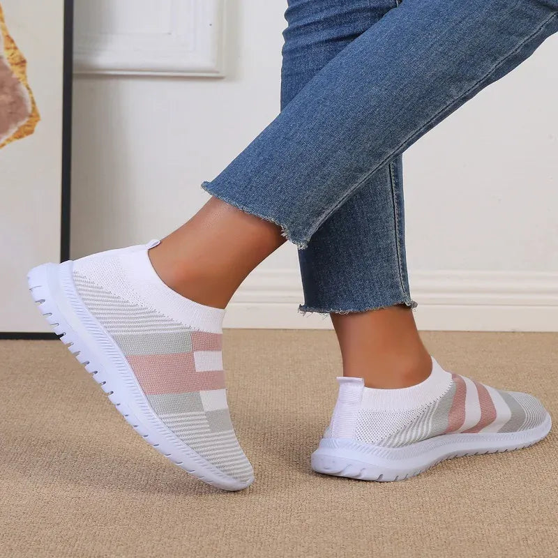 Basket Orthopédique Homme et Femme au Design Géométrique