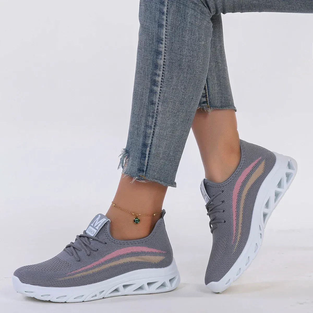 Baskets Orthopédiques à Maille Respirante pour Femme