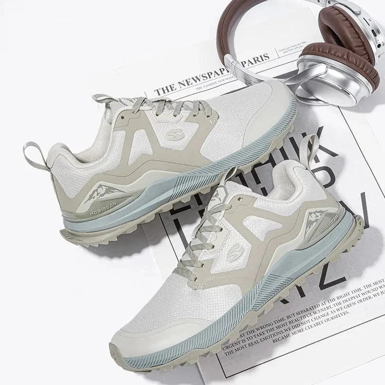 Baskets Orthopédiques en Cuir à Lacets pour Homme