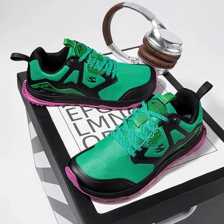 Baskets Orthopédiques en Cuir à Lacets pour Homme