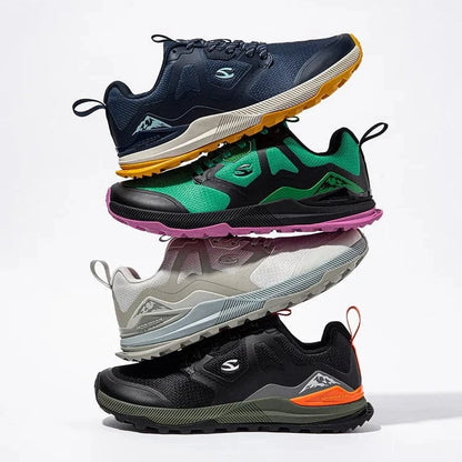 Baskets Orthopédiques en Cuir à Lacets pour Homme