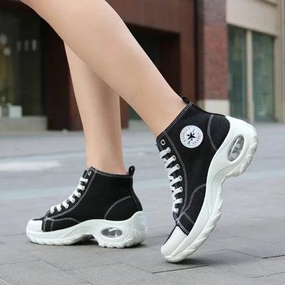 Baskets Orthopédiques Montantes à Plateforme pour Femme
