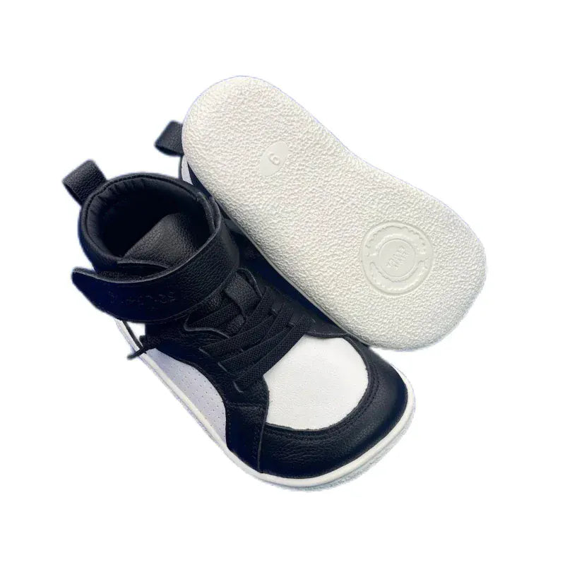 Botte Orthopédique Courte Avec Lacets Pour Enfant En Cuir