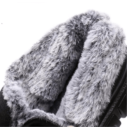 Botte Orthopédique Femme Avec Motif De Fleur Et Intérieur En Fourrure