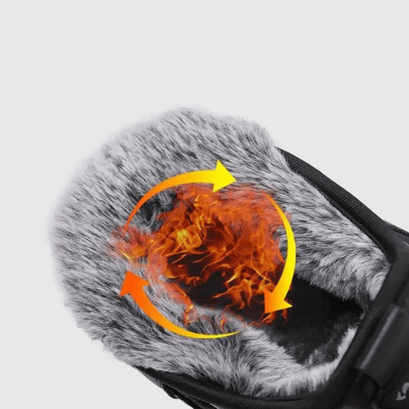 Botte Orthopédique Femme Avec Motif De Fleur Et Intérieur En Fourrure