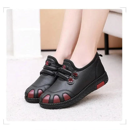 Botte Orthopédique Femme Avec Motif De Fleur Et Intérieur En Fourrure