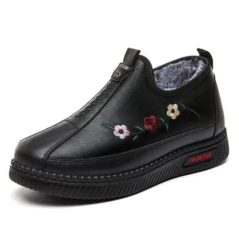 Botte Orthopédique Femme En Similicuir Style Vintage
