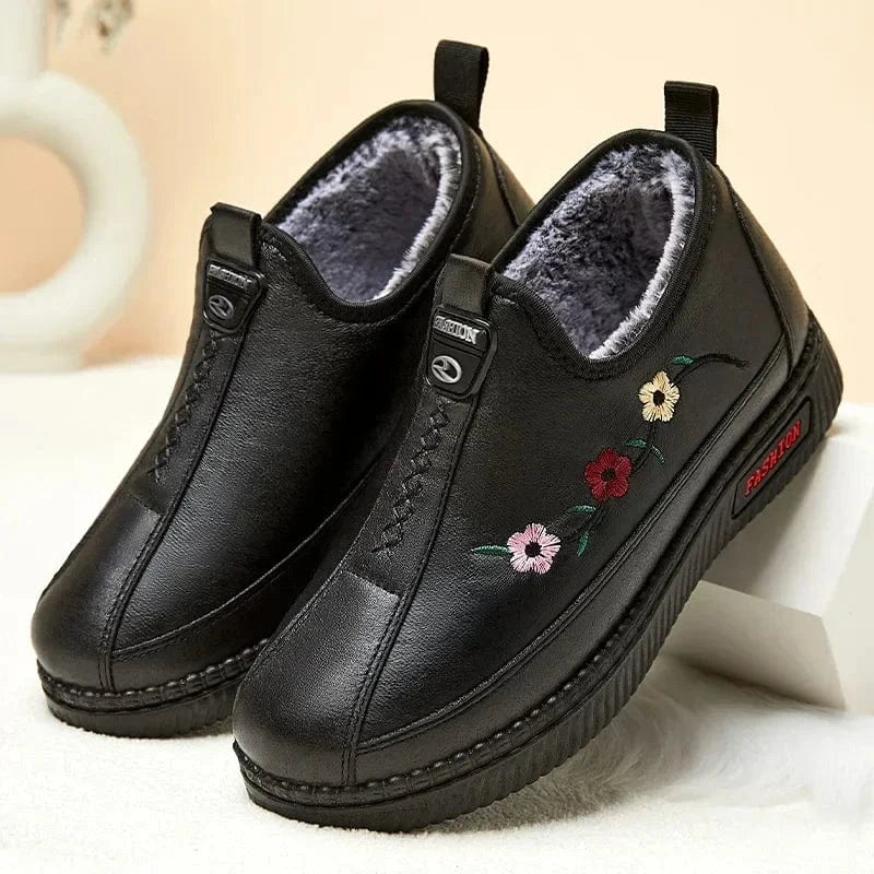 Botte Orthopédique Femme En Similicuir Style Vintage