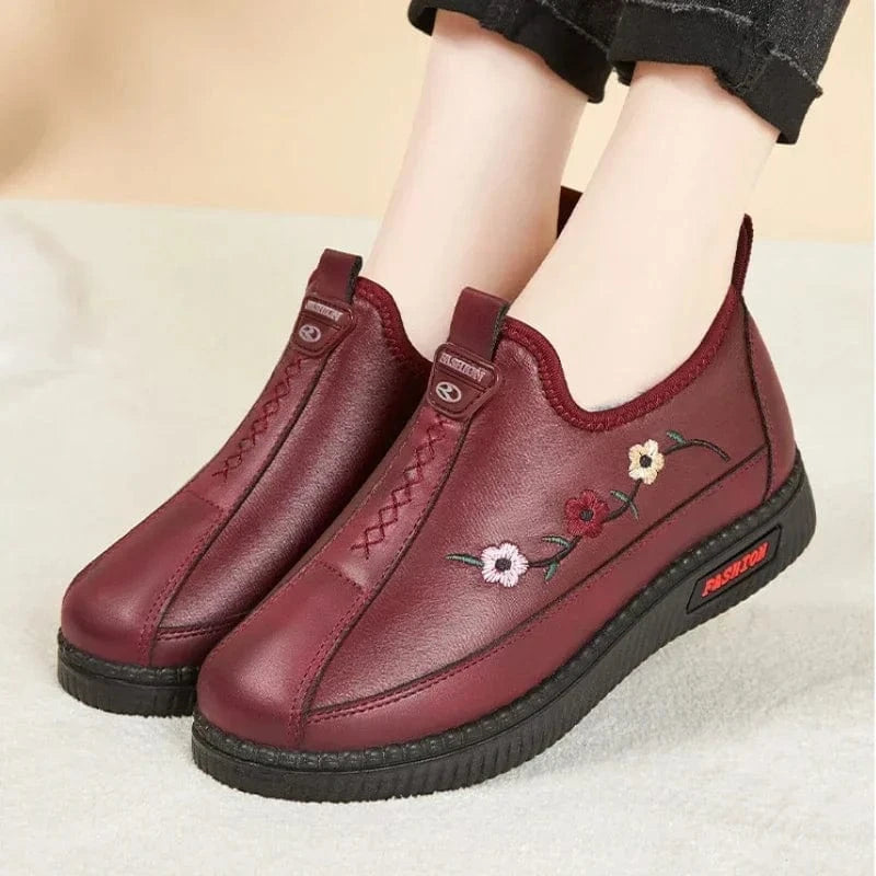 Botte Orthopédique Femme En Similicuir Style Vintage