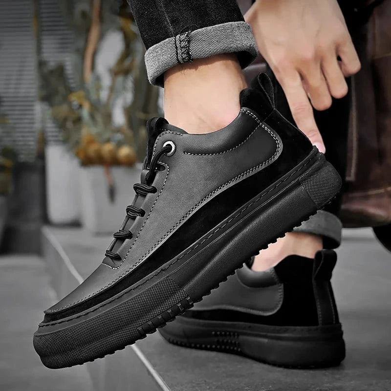 Botte Orthopédique Homme Design avec Semelle Épaisse