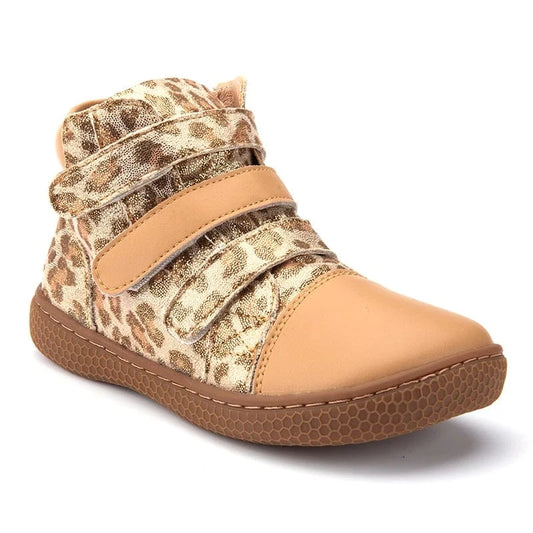 Botte Orthopédique pour Fille Style Léopard avec Scratch