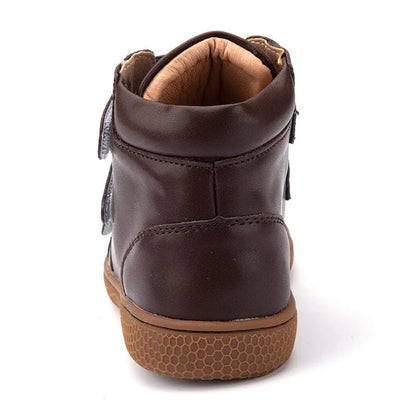 Botte Orthopédique pour Garçon à Scratch en Cuir