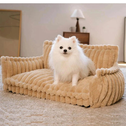 Canapé Orthopédique En Peluche Pour Chien