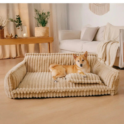 Canapé Orthopédique En Peluche Pour Chien