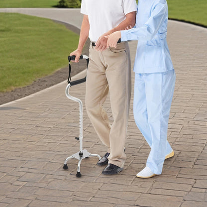 Canne Orthopédique Télescopique Pliable pour Personnes Âgées