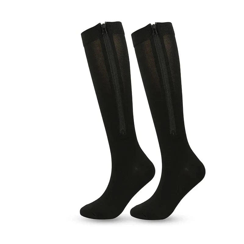 Chaussette Orthopédique Femme Montante avec Fermeture Éclair