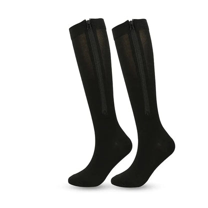 Chaussette Orthopédique Femme Montante avec Fermeture Éclair