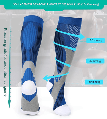 Chaussette Orthopédique Femme Montante pour Varices et Jambes Enflées