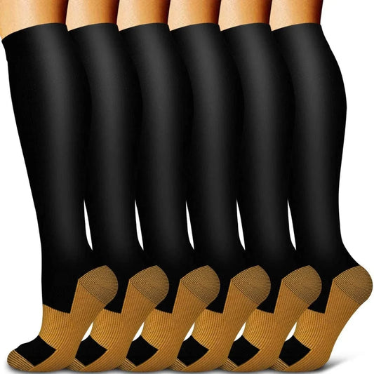 Chaussettes de Compression Cuivre Homme
