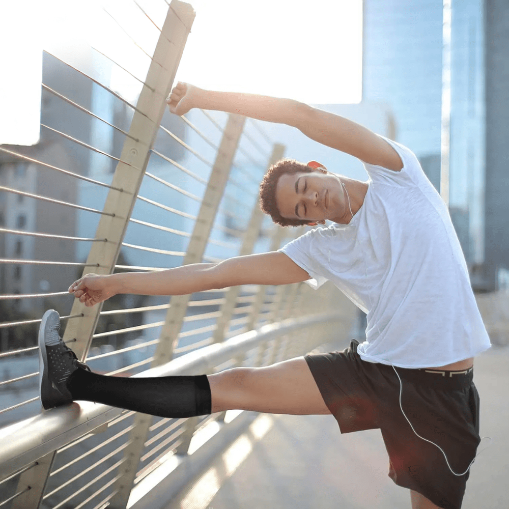 Chaussettes de Compression Homme Couleurs Unies