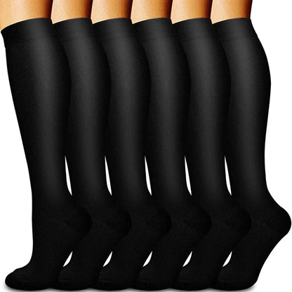 Chaussettes de Compression Homme Couleurs Unies