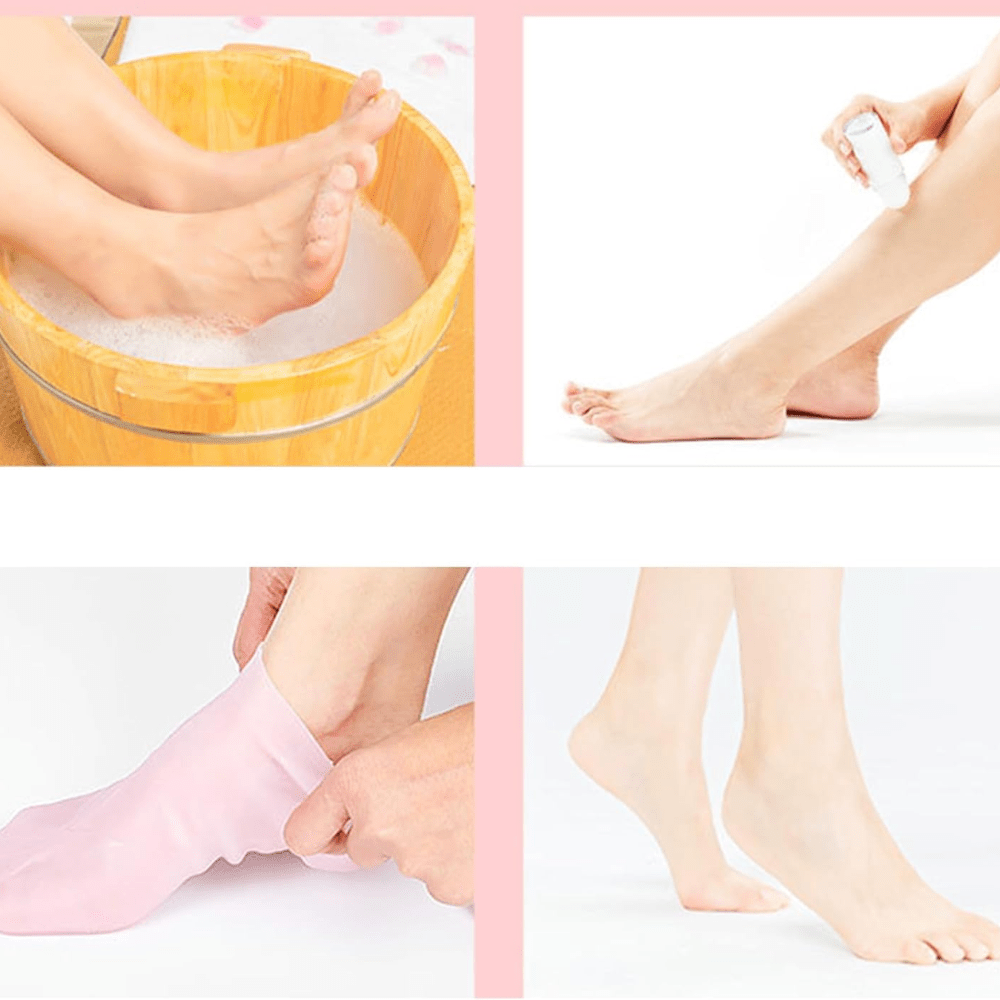 Chaussettes de Soin des Pieds Silicone