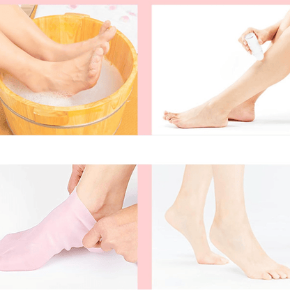 Chaussettes de Soin des Pieds Silicone