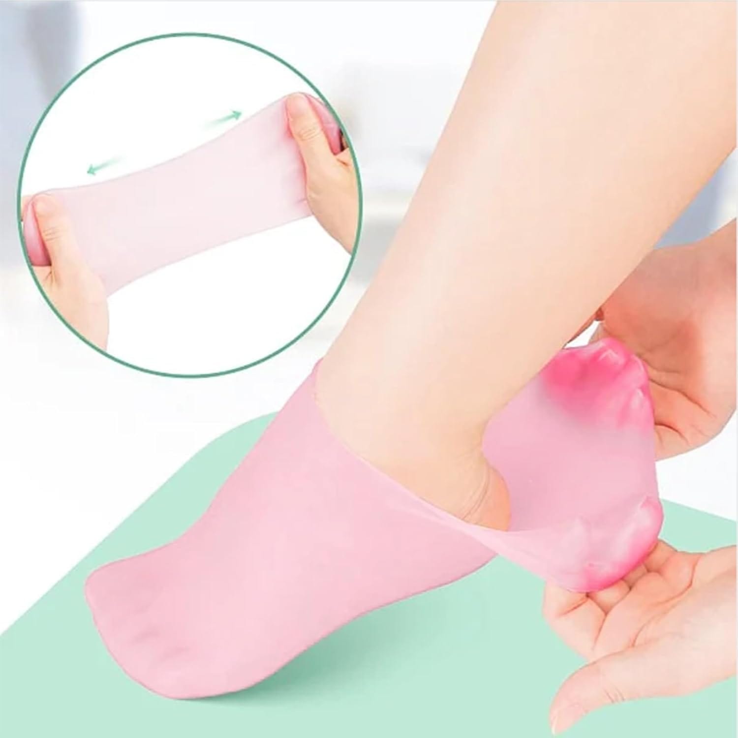 Chaussettes de Soin des Pieds Silicone