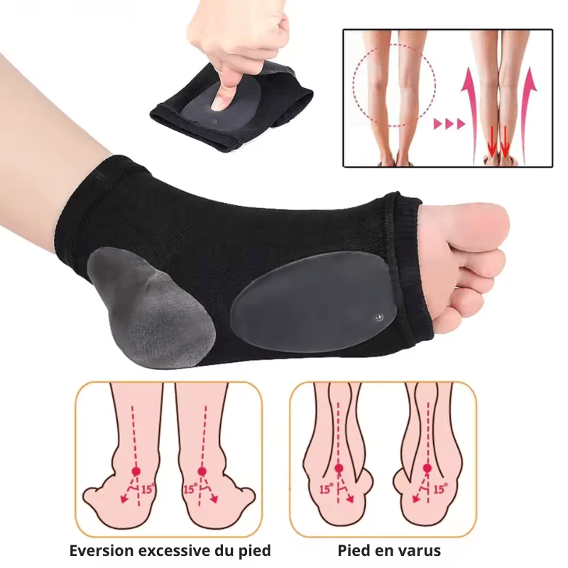 Chaussettes Soutien Renfort Gel