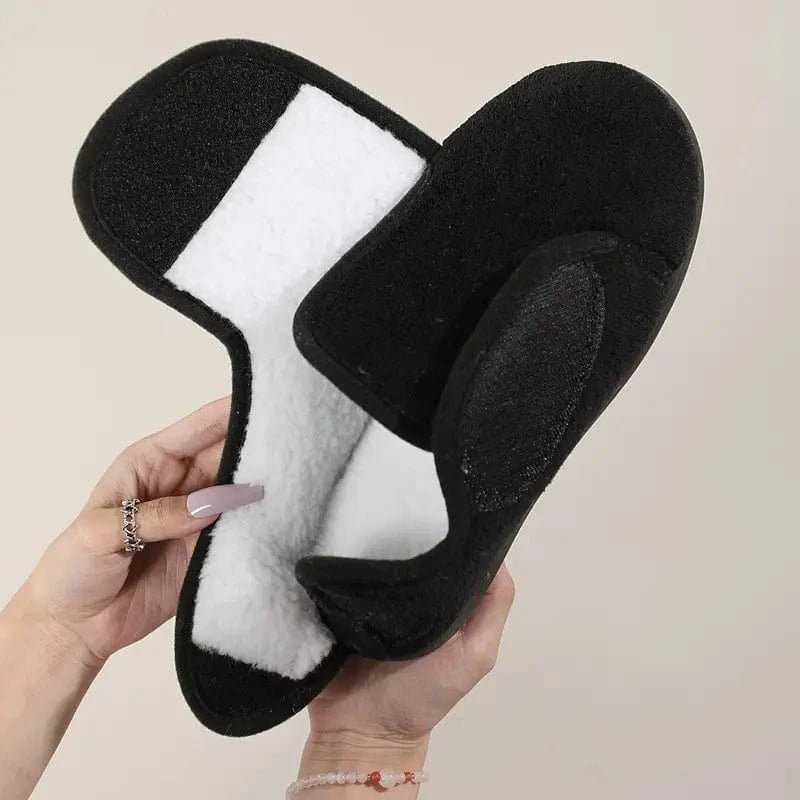Chausson Orthopédique en Fourrure Moelleuse Unisexes