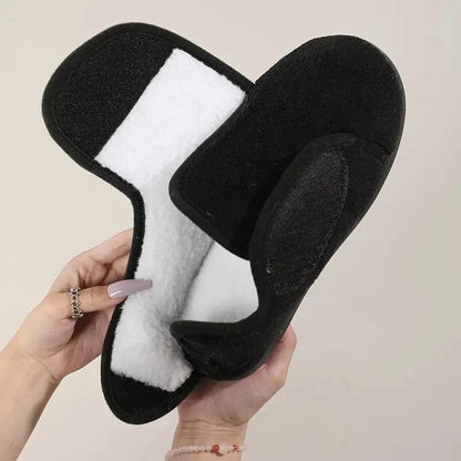 Chausson Orthopédique en Fourrure Moelleuse Unisexes