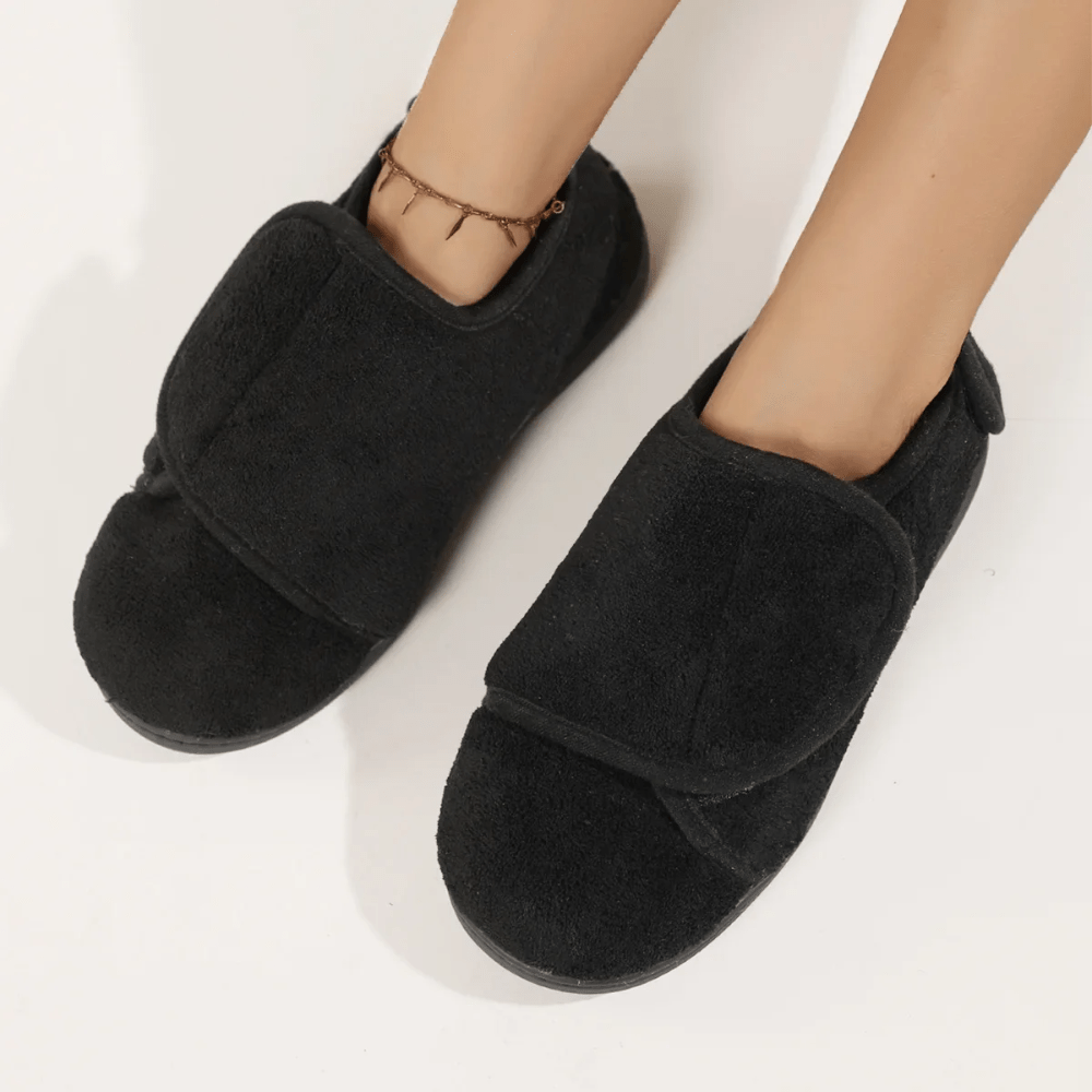 Chausson Orthopédique en Fourrure Moelleuse Unisexes